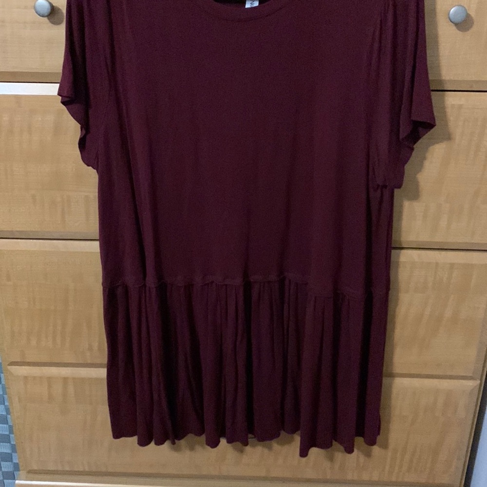 Short sleeve tunic top